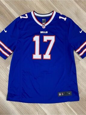 Nike #17 Josh Allen Buffalo Bills Football Jersey Mens XL